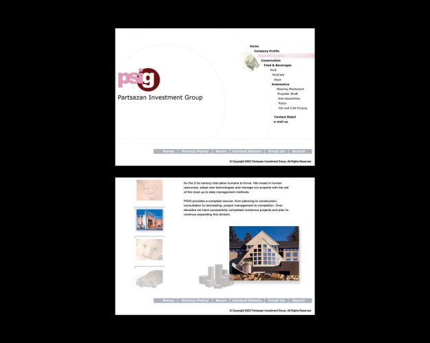 طراحی وب سایت PSGI