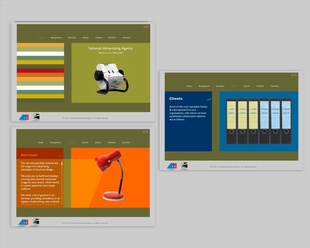 طراحی وب سایت وب سایت آژانس تبلیغات سلطانعلی