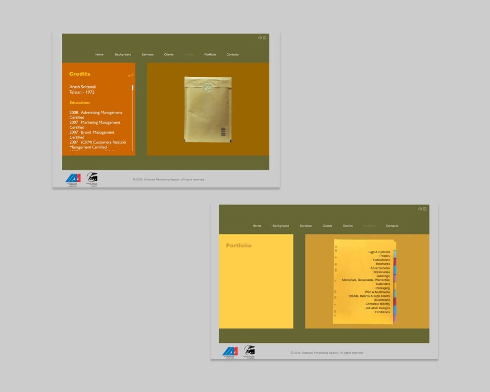 طراحی وب سایت وب سایت آژانس تبلیغات سلطانعلی