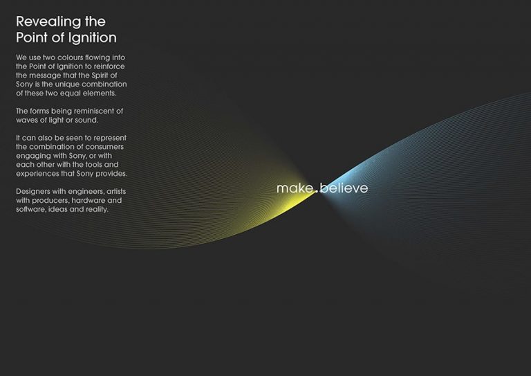 طراحی شعارهای تبلیغاتی سونی