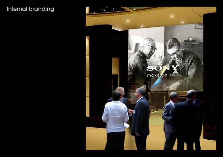 طراحی شعارهای تبلیغاتی سونی