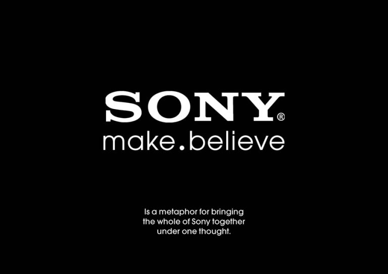 طراحی شعارهای تبلیغاتی سونی