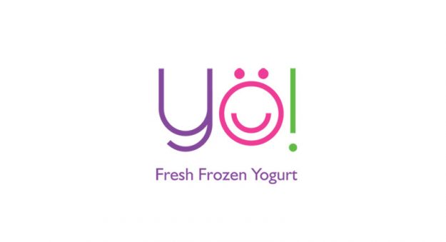 طراحی شعار تبلیغاتی بستنی رژیمی YO