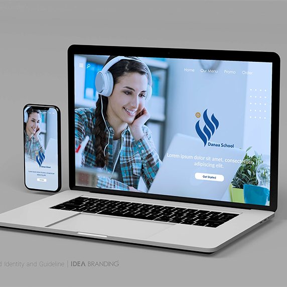 پروژه طراحی هویت سازمانی دانا اسکول توسط آژانس برندینگ ایده