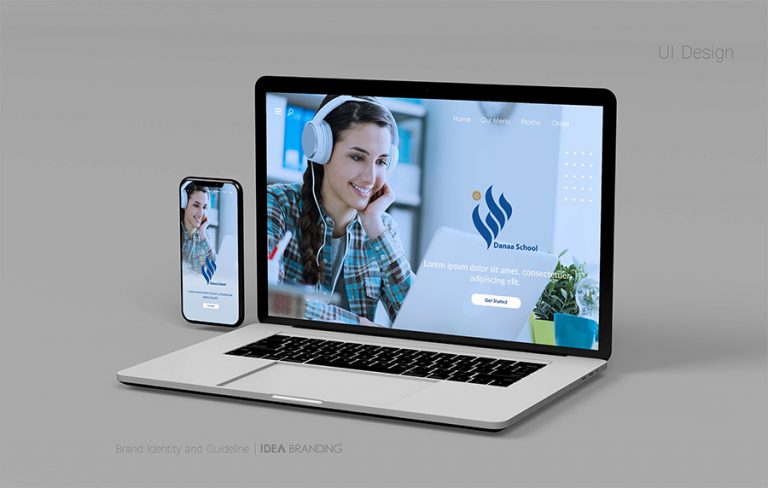 پروژه طراحی هویت سازمانی دانا اسکول توسط آژانس برندینگ ایده