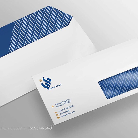 پروژه طراحی هویت سازمانی دانا اسکول