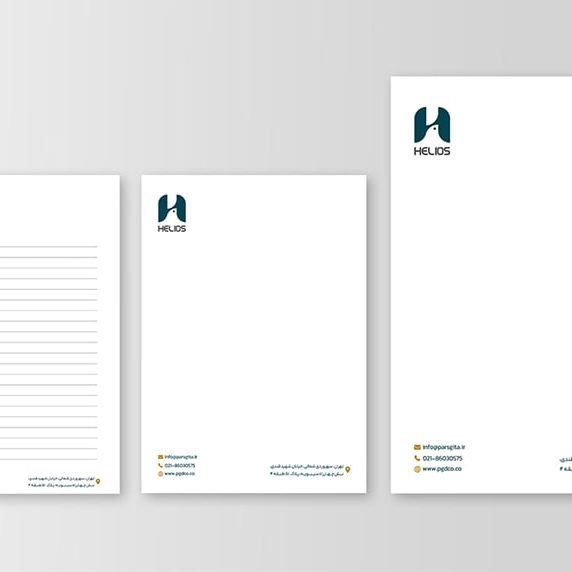 اوراق اداری شرکت دارویی هلیوس