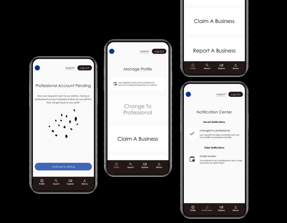 طراحی اپلیکیشن مدرسه دانا
