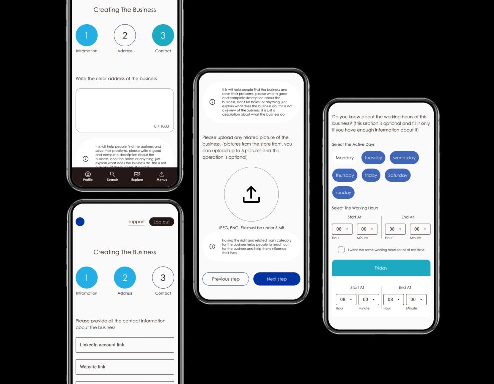 طراحی اپلیکیشن مدرسه دانا